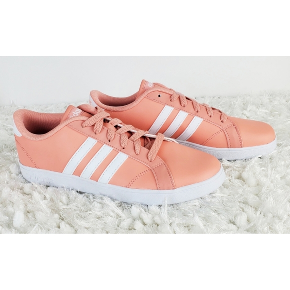 adidas baseline youth sneaker rose gold